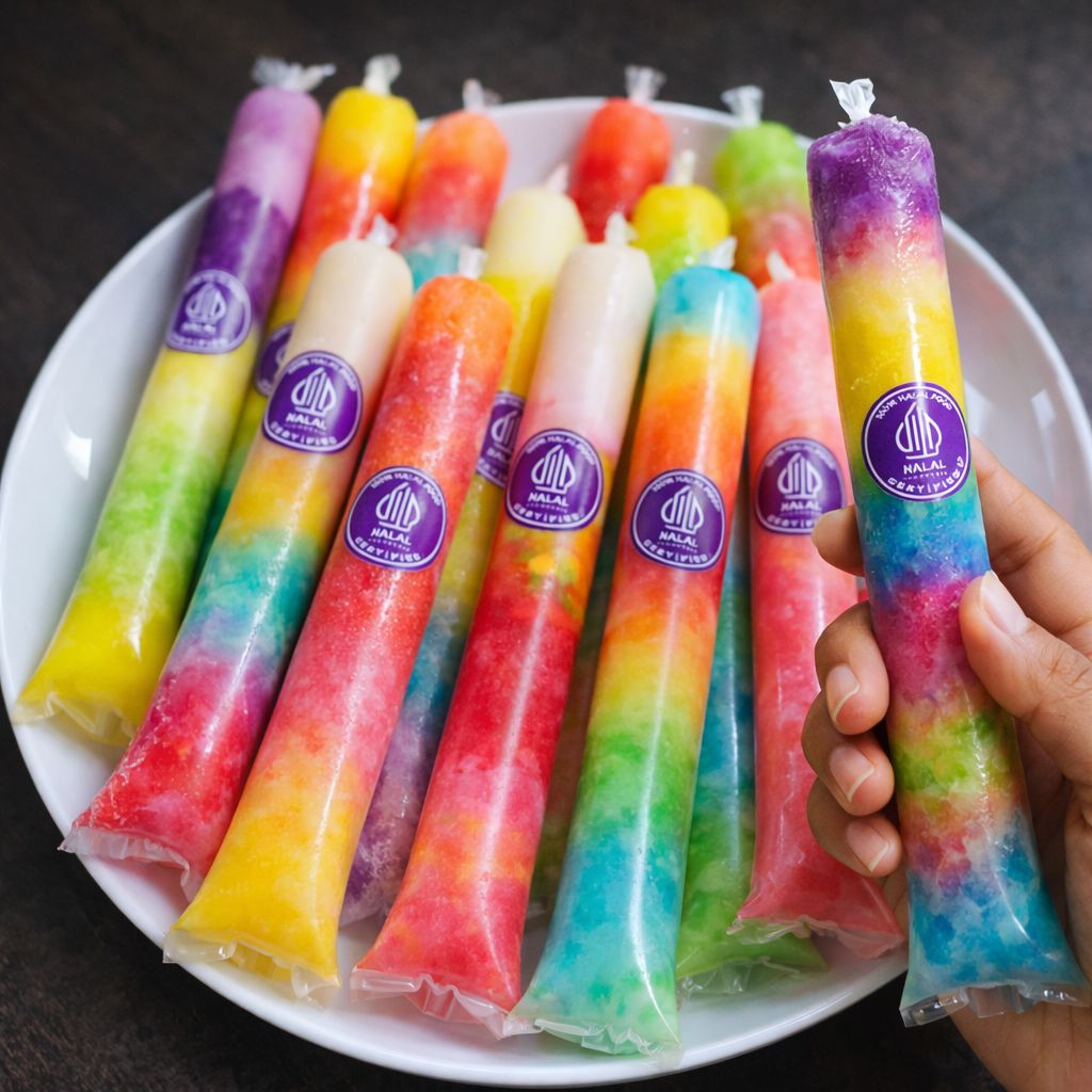 100 pcs plastik es mambo/es lilin ukuran 3x20 cm