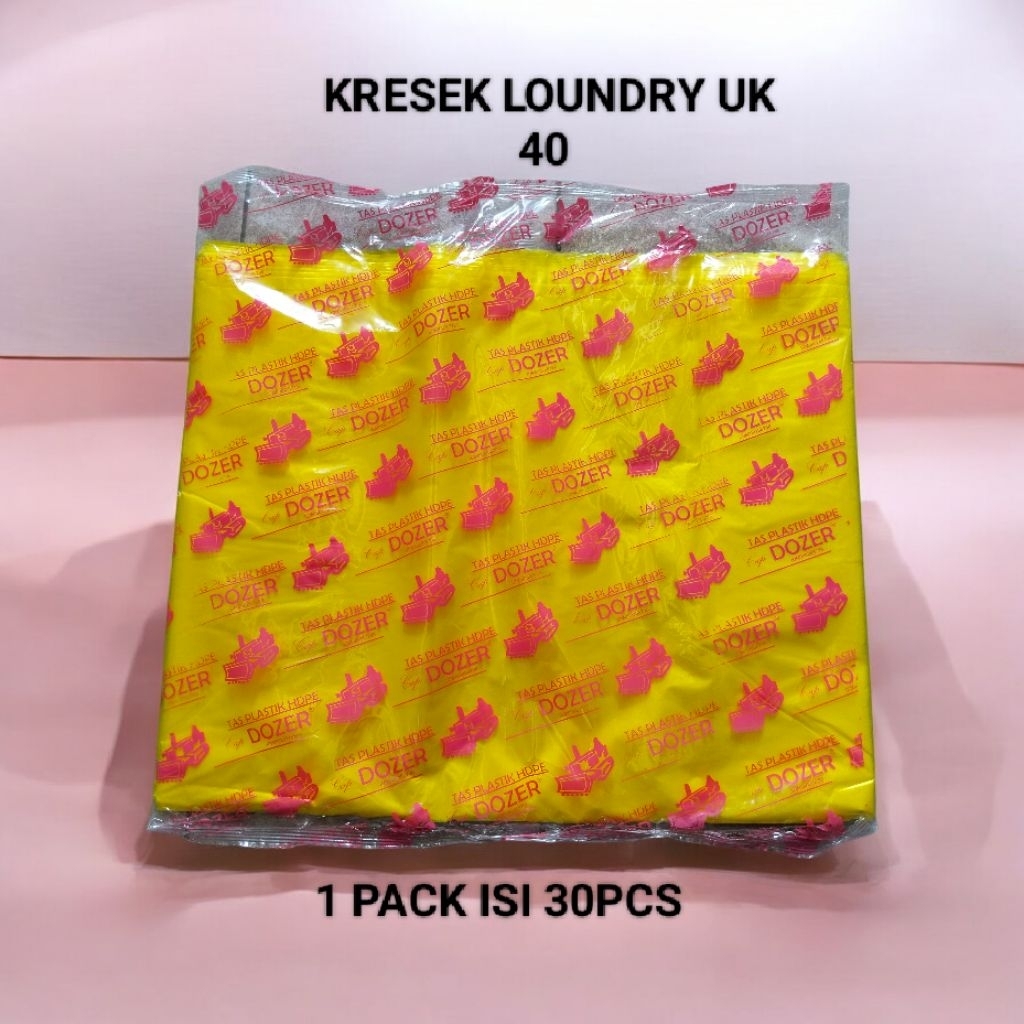 kresek jumbo kantong kresek laundry kresek besar kresek Dozer ukuran 40x65 ASOY