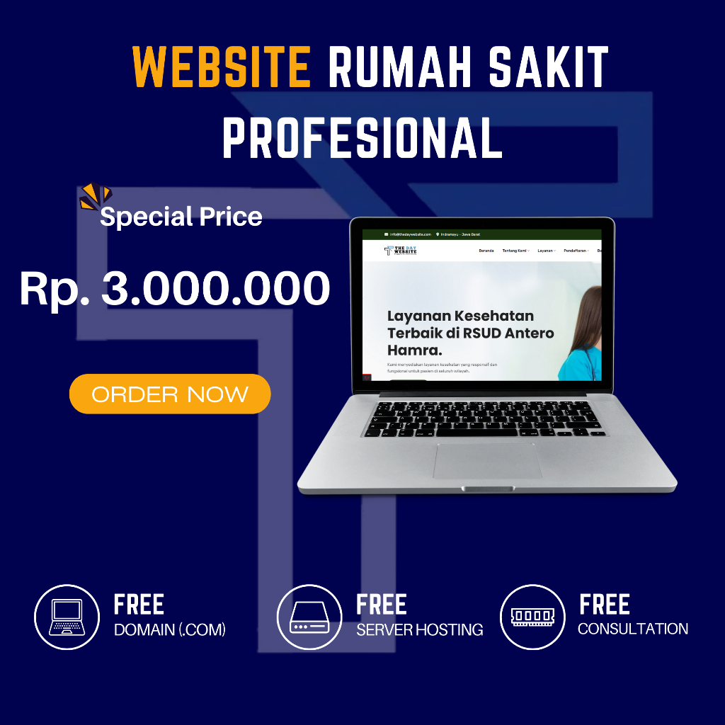 Website Rumah Sakit Profesional, Framework Laravel