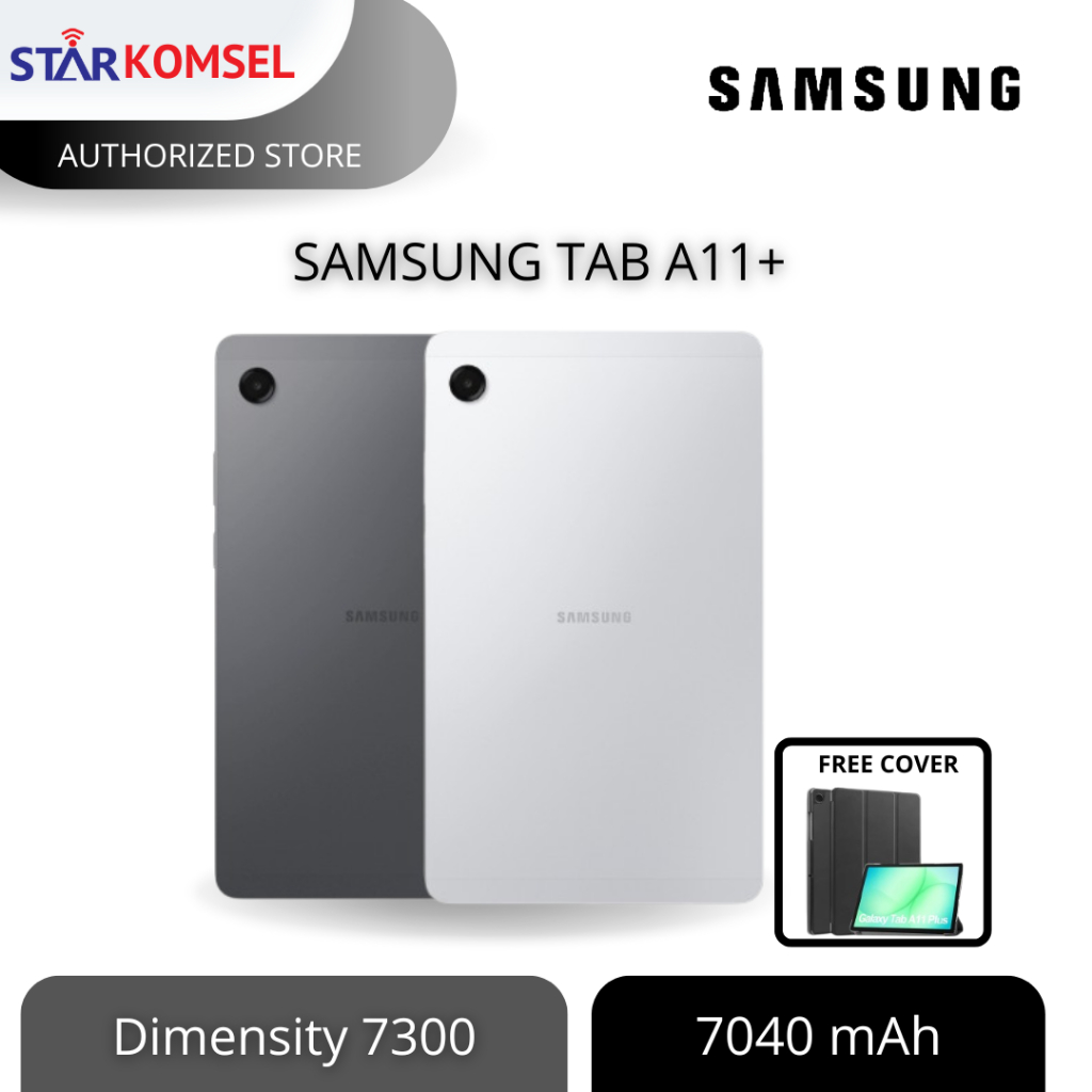 TABLET SAMSUNG TAB A11 PLUS 6/128 GARANSI SEIN TAM RESMI INDONESIA