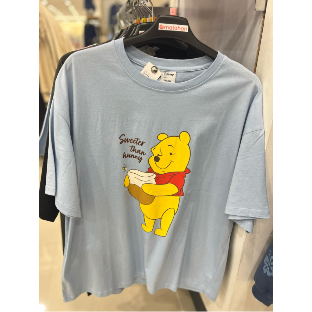Kaos Wanita Nevada Disney Winnie The Pooh | T-Shirt Cewek Casual | Size S–XL