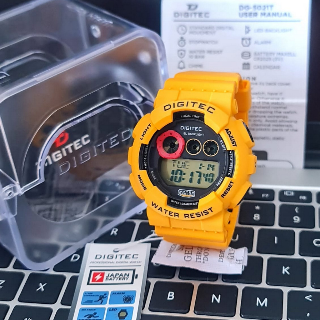 Jam Tangan Pria Digitec DG-5021/DG5021 Original Digital Water Resist