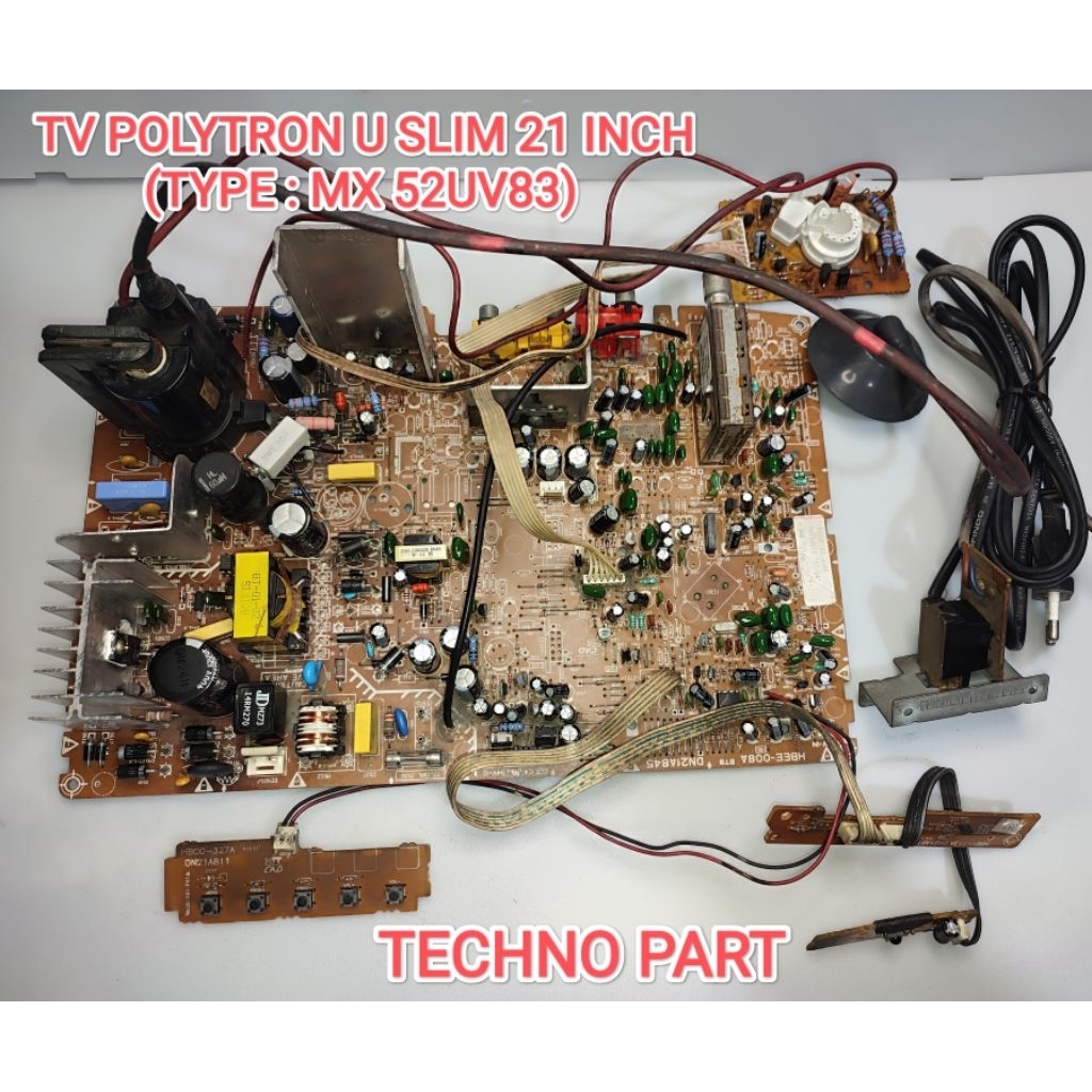 MESIN TV POLYTRON U SLIM 21 INCH (TYPE: MX 52UV83)