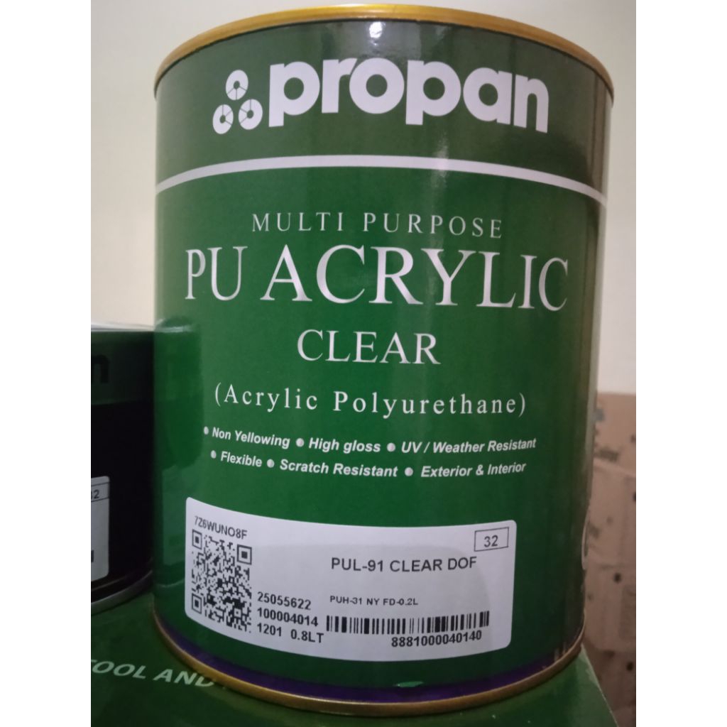 pu acrylic propan clear doff