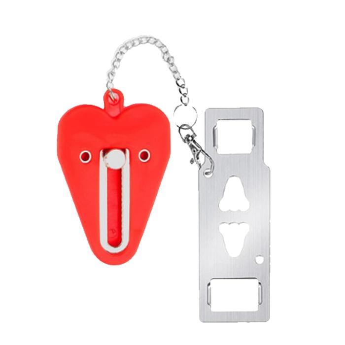 Door Lock Portable / Kunci Ganda Pintu Kamar/Portable Door Lock for Travel Hotel Kos Self Protection