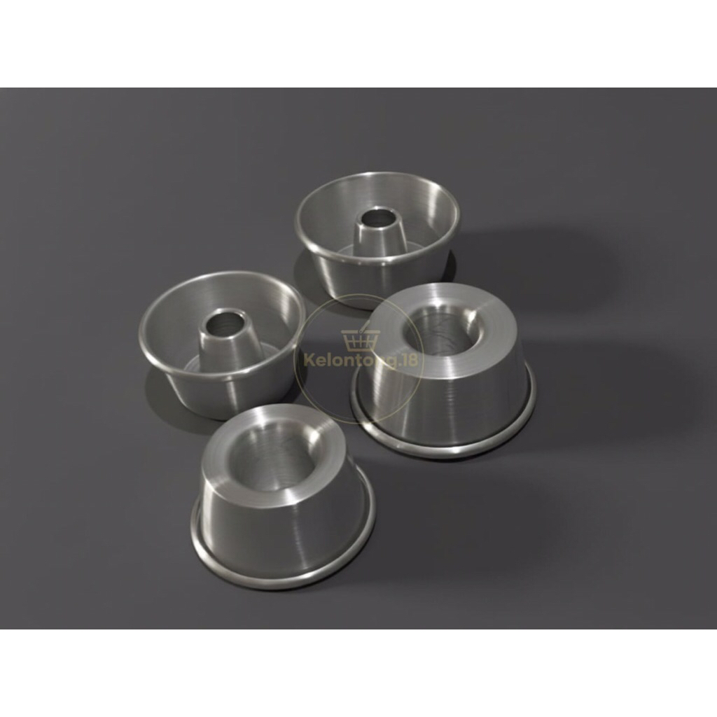 Cetakan  Tulban Mini 12 cm Tinggi 7 cm / Cetakan Bolu Mini / Loyang Tulban Mini