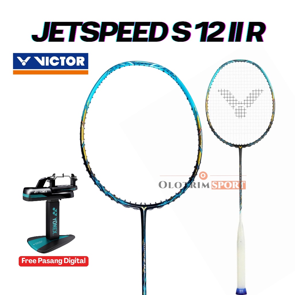 Raket Badminton Victor JETSPEED S 12 II R Original