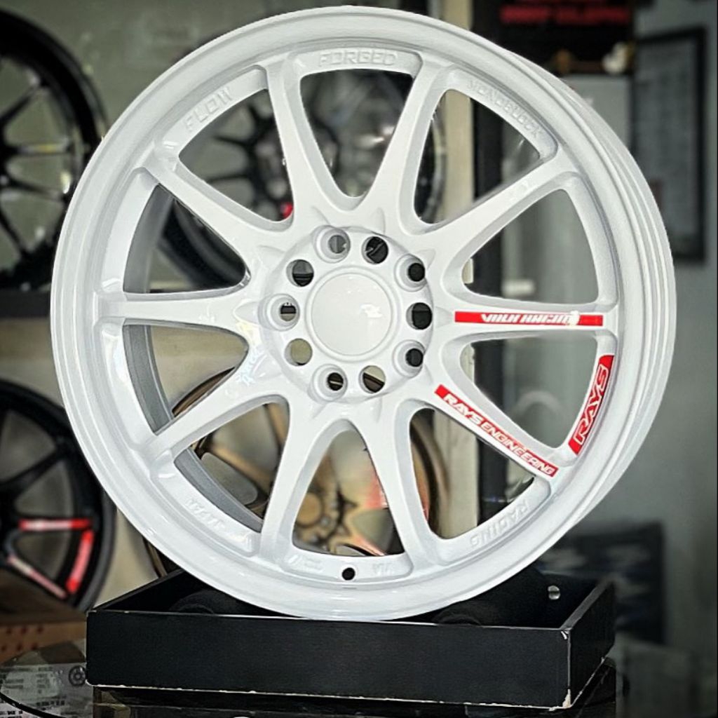 velg racing ring 17 VOLKRAYS CE28 FLOW FORMING R17 velg mobil Brv xl7 ertiga Innova hrv crv civic te