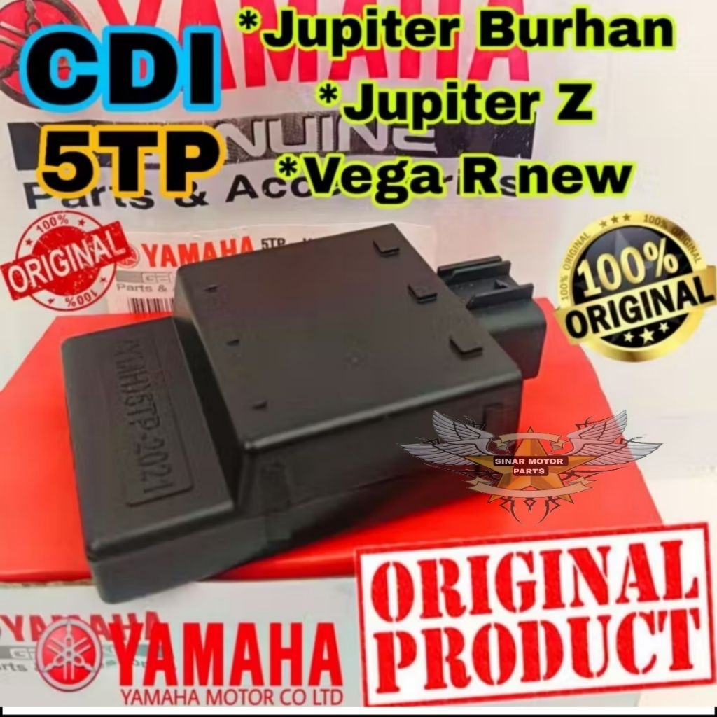 CDI YAMAHA ORIGINAL 5TP,  JUPITER LAMA, JUPITER Z, JUPITER Z BURHAN, VEGA R NEW, TAHUN 2003-2009, YA