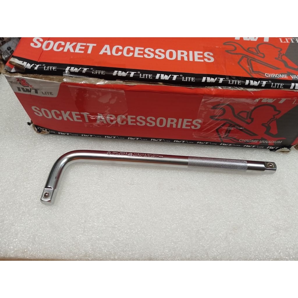 Gagang sok L 3/8" panjang 20 cm - offset handle iwt lite series
