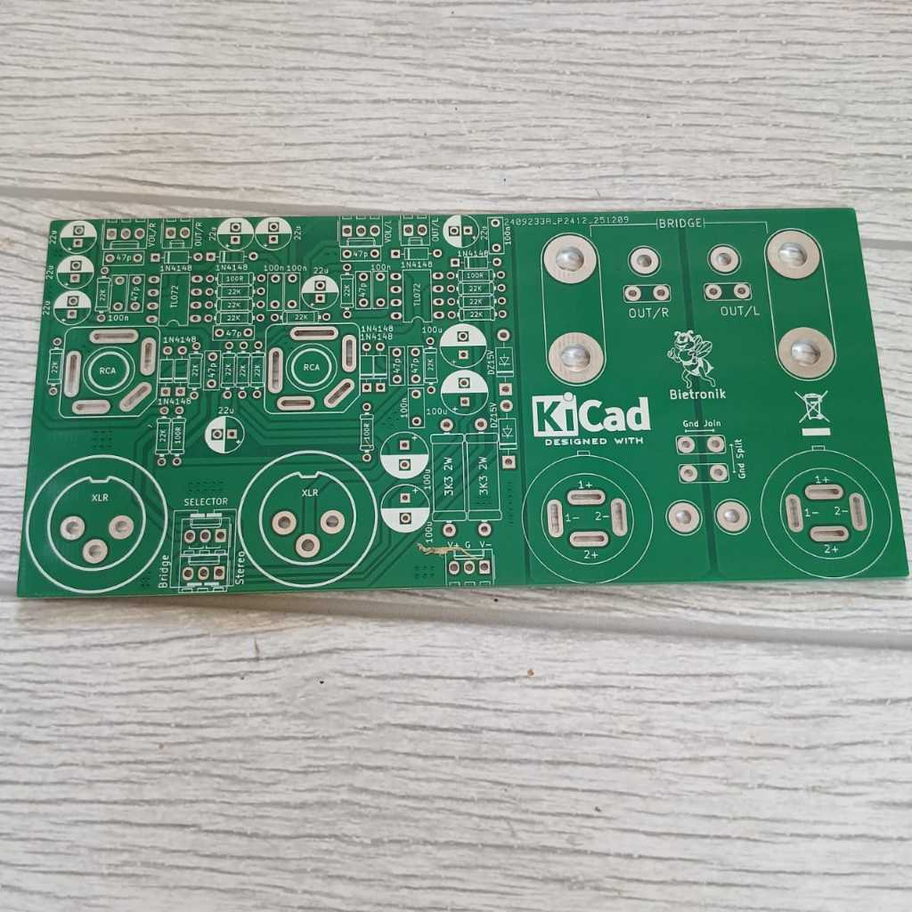 Pcb Input Balance Panel BOX Belakang CA ,axtron,thunderDauble layer