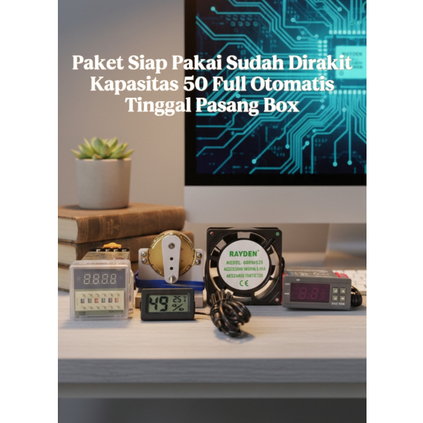 paket komponen mesin tetas telur ful otomatis penetas otomatis digital