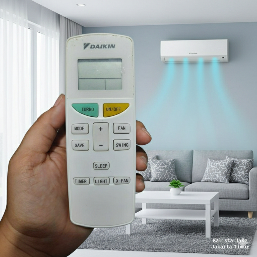 REMOTE AC DAIKIN ARC467A1 ORIGINAL ASLI
