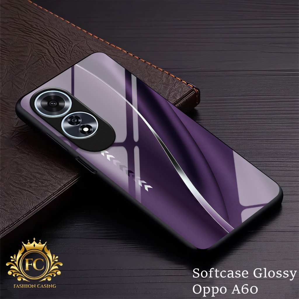Casing Kaca Kilau untuk  Oppo A60 A98 A18 A38 A17 A78 A58 A17  Casing kaca kilau untuk  Oppo A60 A98