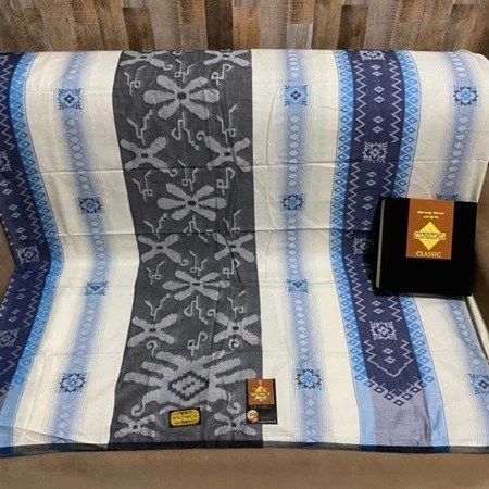 Sarung Wadimor Classic Songket Dewasa Putih Motif Songket Ukuran Dewasa