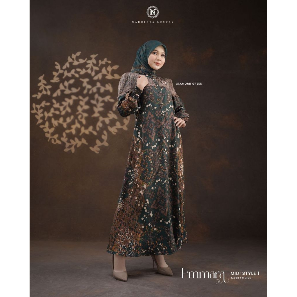 GAMIS NADHEERA EMMARA MIDI,DRESS