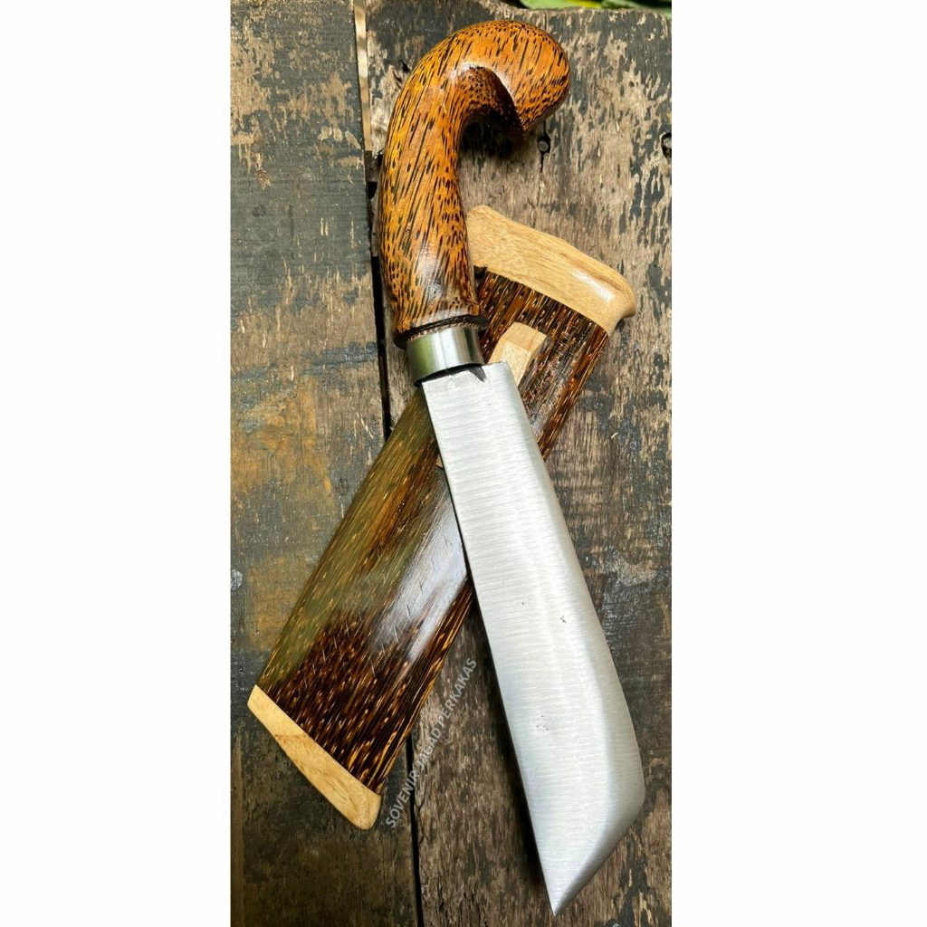 GOLOK MINI CILIK 20CM Serbaguna Kupas Kelapa Cincang Daging Tebas Kayu Ranting Kayu Ruyung BAJA PER