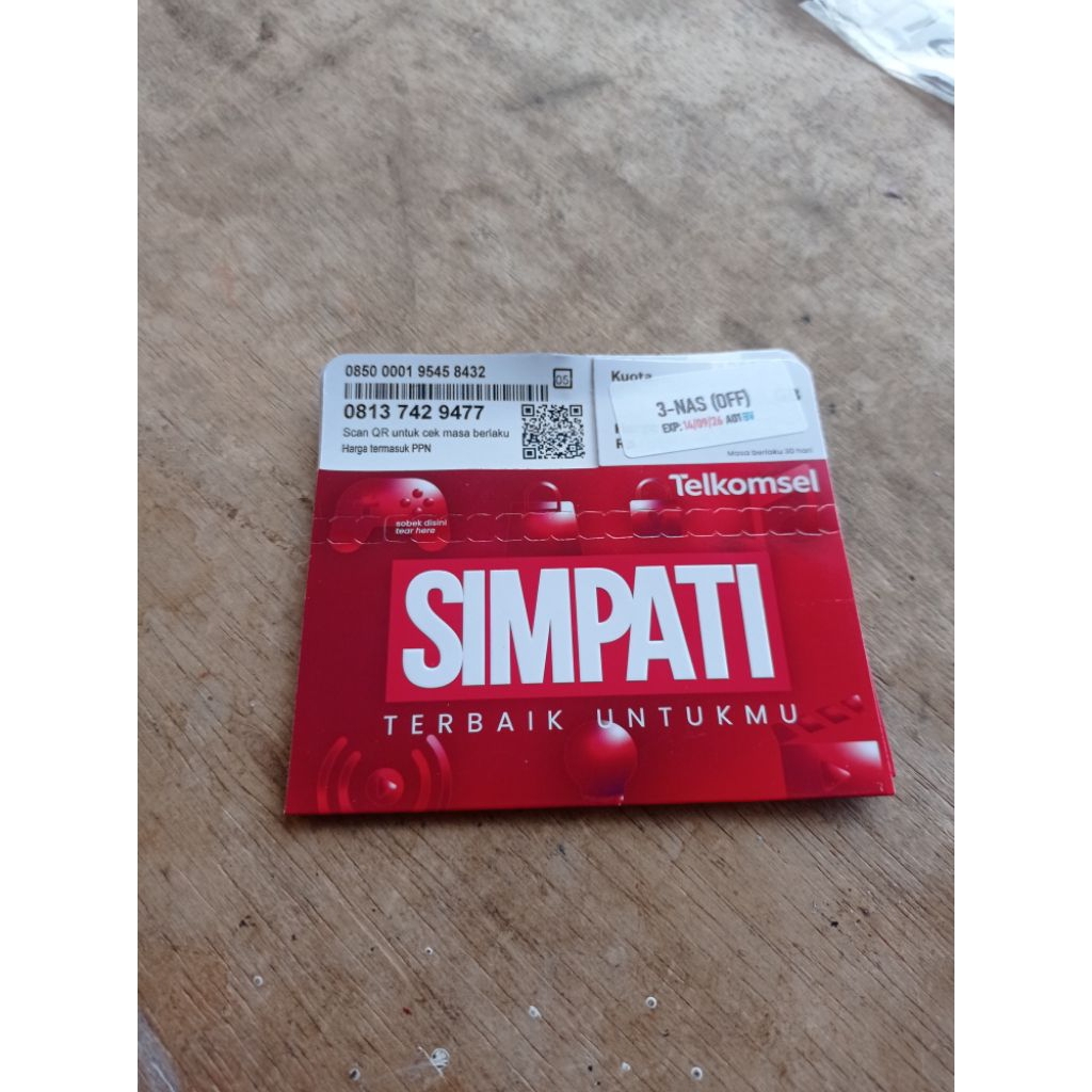 Kartu Perdana Telkomsel 3GB Off Nasional