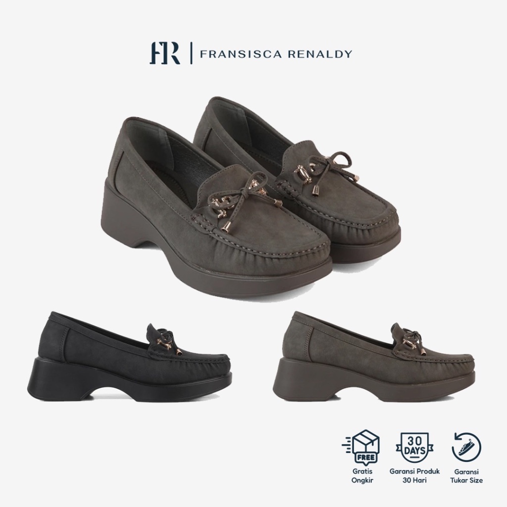 Fransisca Renaldy Sepatu Loafers Wanita Casual L.Haruka 01