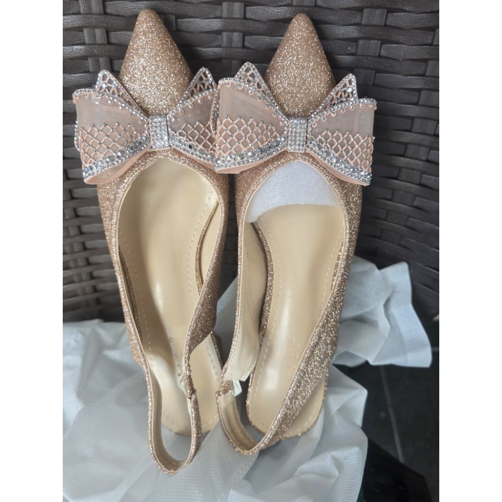 viditi natasha sling shoes sepatu sandal pesta mewah