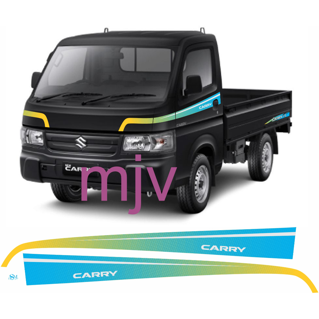 stiker striping kabin new carry custom