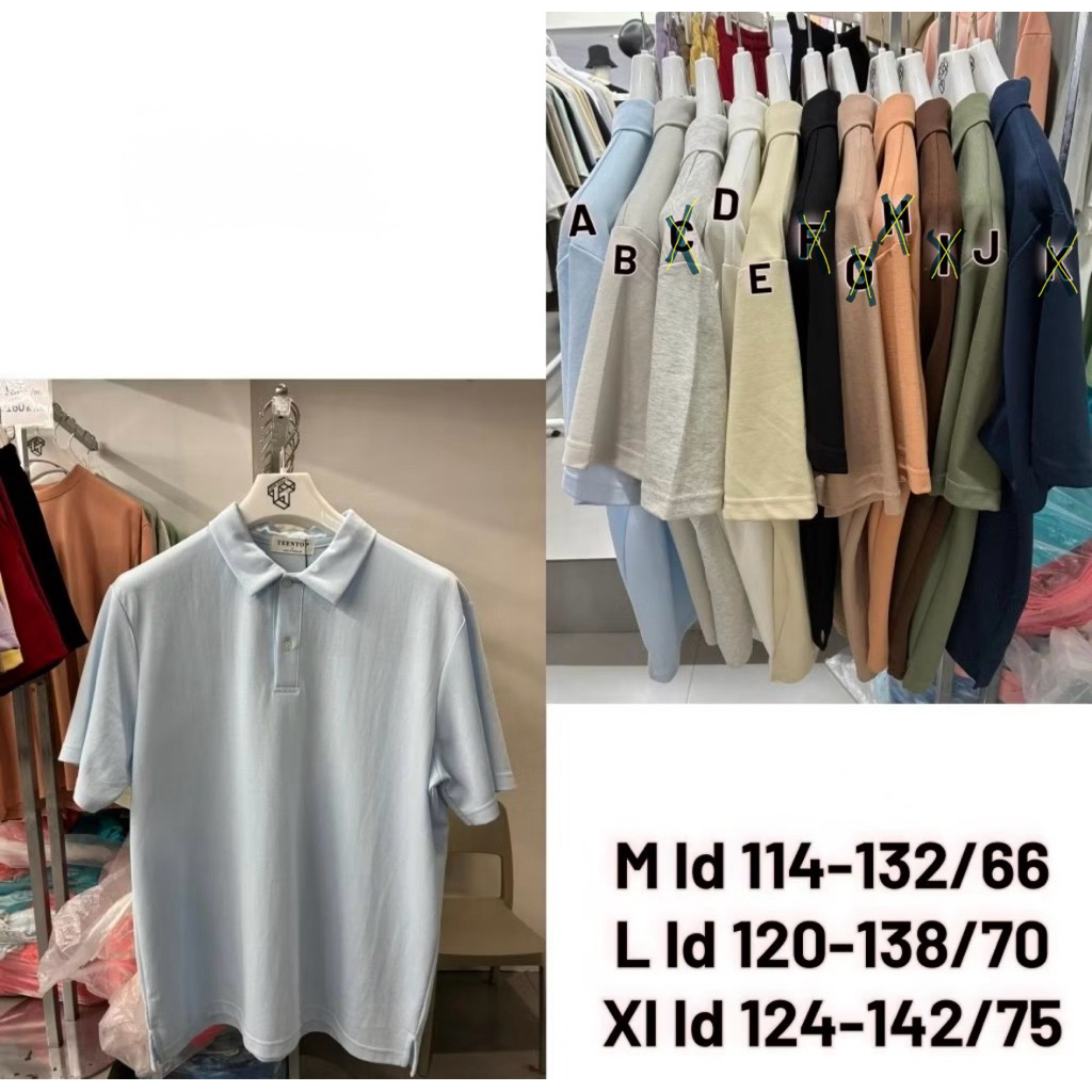 Kaos berkerah pria premium Bangkok (BKK) brand Teen Top / Teentop