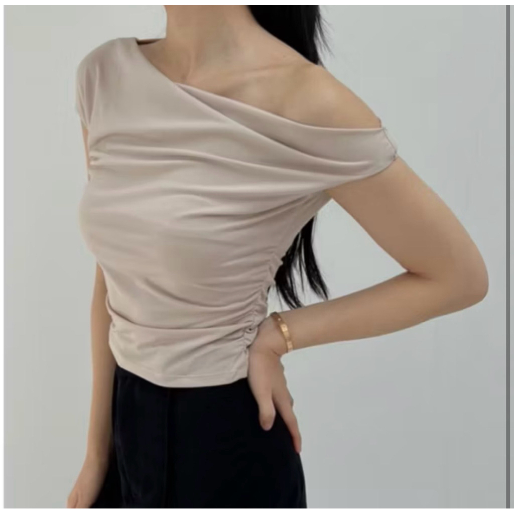 byeol issa top preloved warna nude