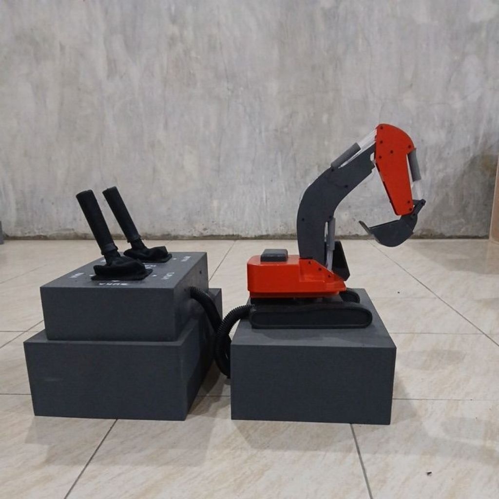 Mainan Edukasi Excavator Hidrolik air