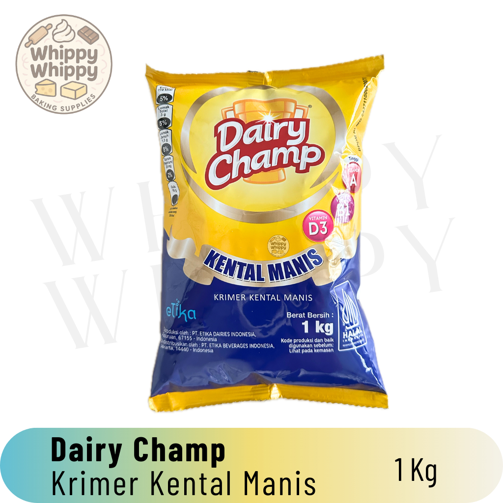 Dairy Champ Kental Manis 1Kg /Susu Kental Manis SKM Dairychamp / Krimer Kental Manis