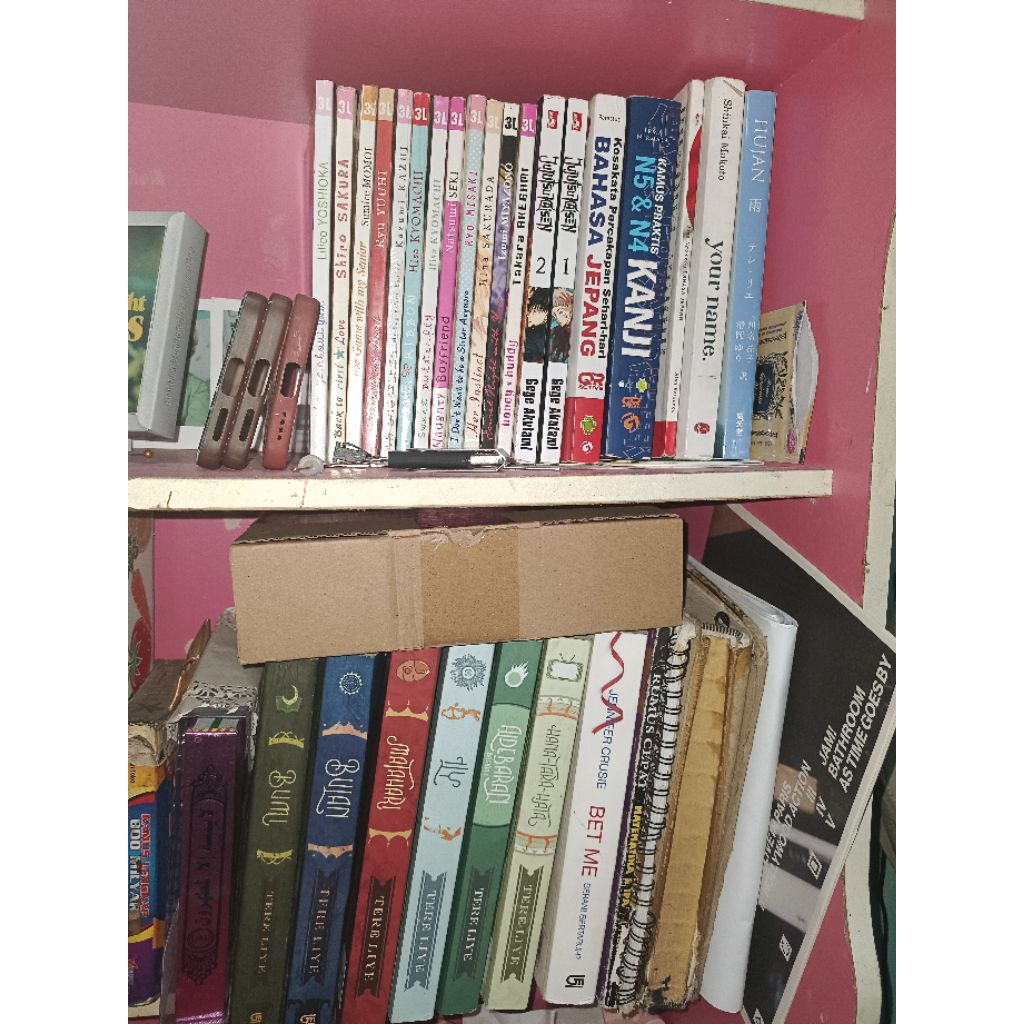 Preloved Buku Komik, Novel, Bahasa Jepang