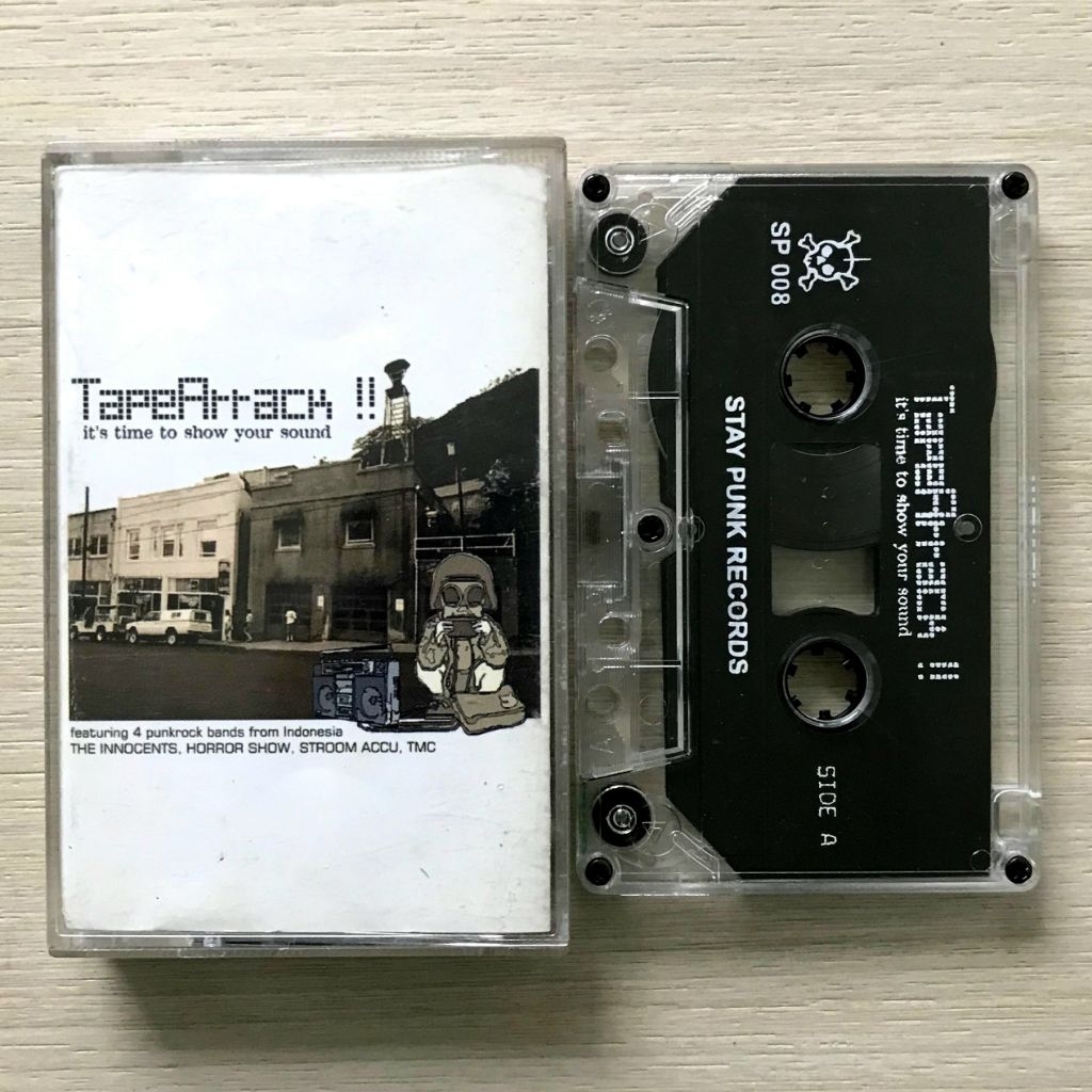 Kaset punk Tape Attack 2 - It's Time To Show Your Sound , STROOM ACCU , THE INNOCENTS , HORROR SHOW 
