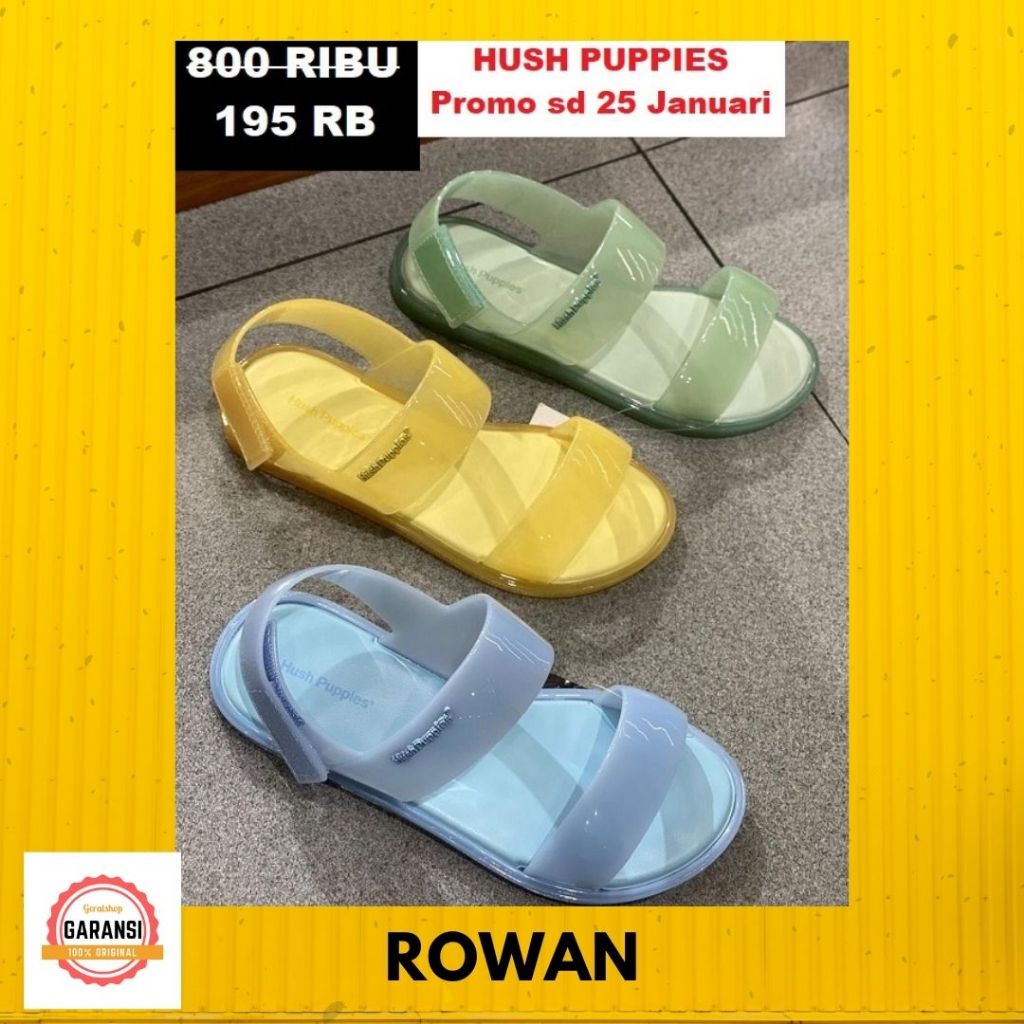 Sandal Hush Puppies wanita seri ROWAN Original Store
