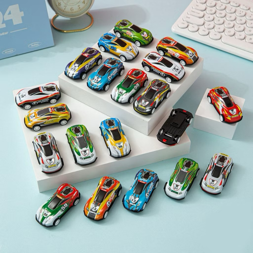 Mobil Mini Kecil Pullback Besi | Mainan Mobil Mundur Jalan Pajangan