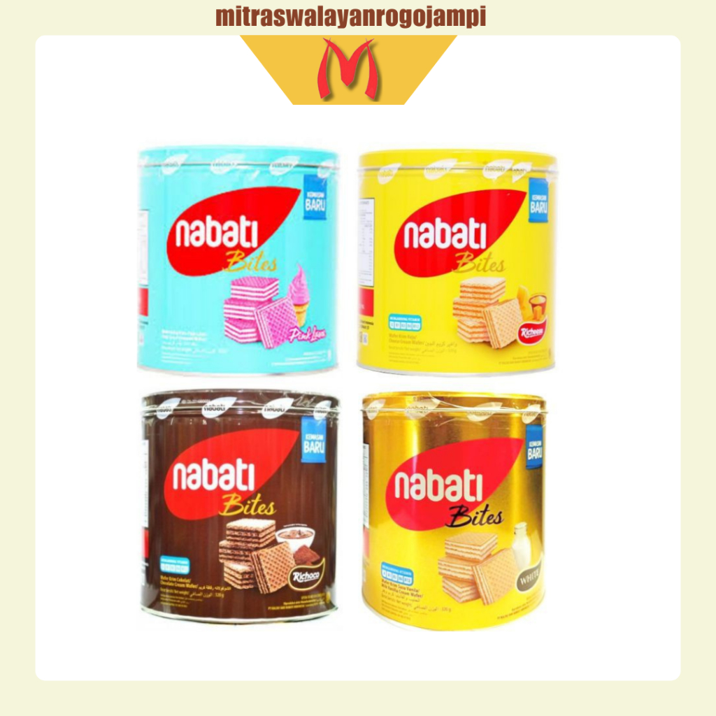 [ SATUAN & DUS ] Nabati Wafer Kaleng 240gr|Wafer Nabati
