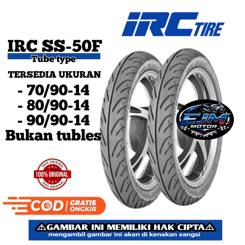 Ban irc ring 14 matic 70/90-80/90-90/90 non tubles