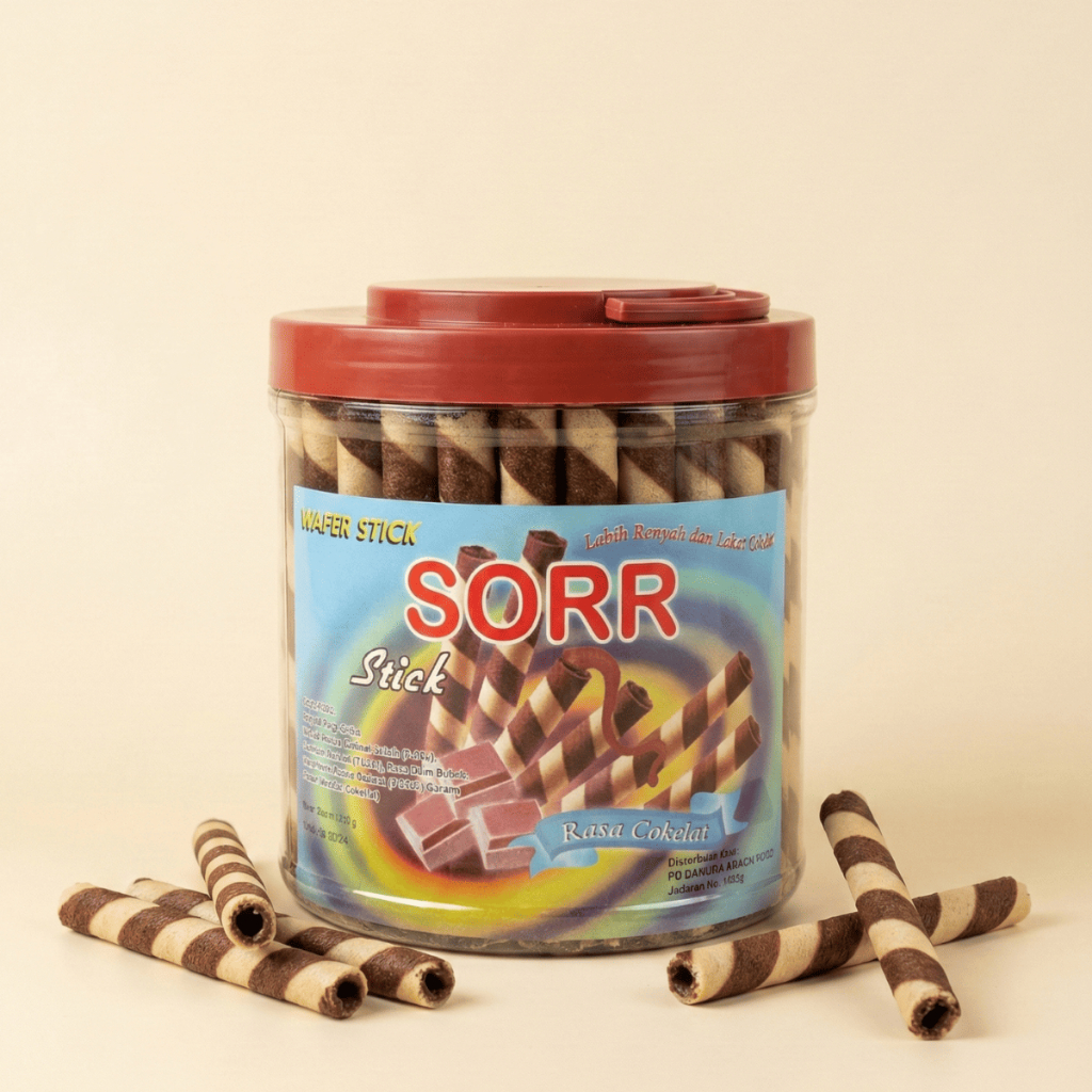 ASTOR SORR Biru Toples Besar Wafer Cokelat 300gr | ASTOR Murah Wafer Stik Lebaran Imlek Natal | Bisk