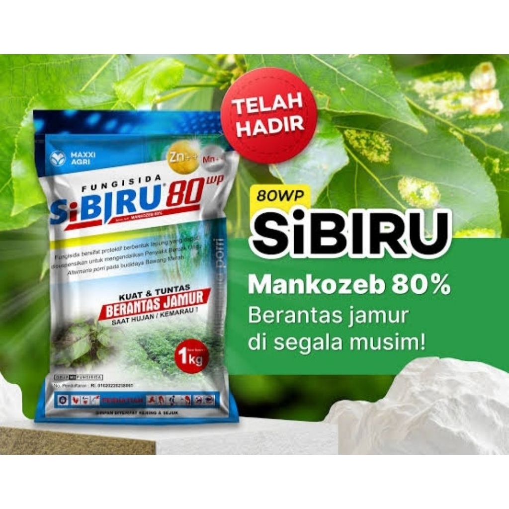 SiBIRU 80 WP FUNGISIDA MANKOZEB (1 KG)