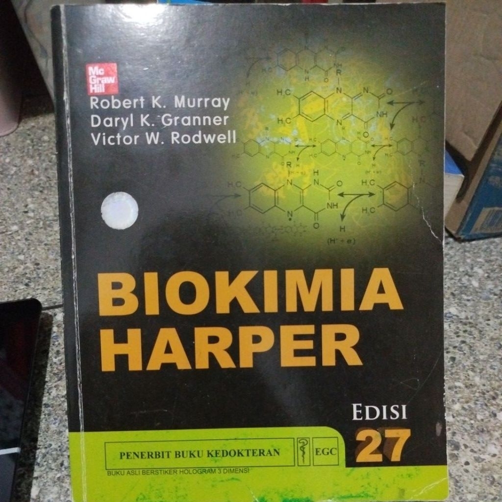 [Buku Preloved] BUKU BIOKIMIA HARPER EDISI 27 EGC PENERBIT BUKU KEDOKTERAN KESEHATAN ORIGINAL ASLI O