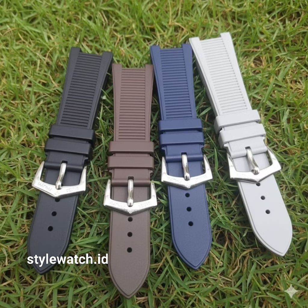 TALI JAM TANGAN PATEK PHILIPPE NAUTILUS GENEVE STRAP RUBBER BERKWALITAS PREMIUM