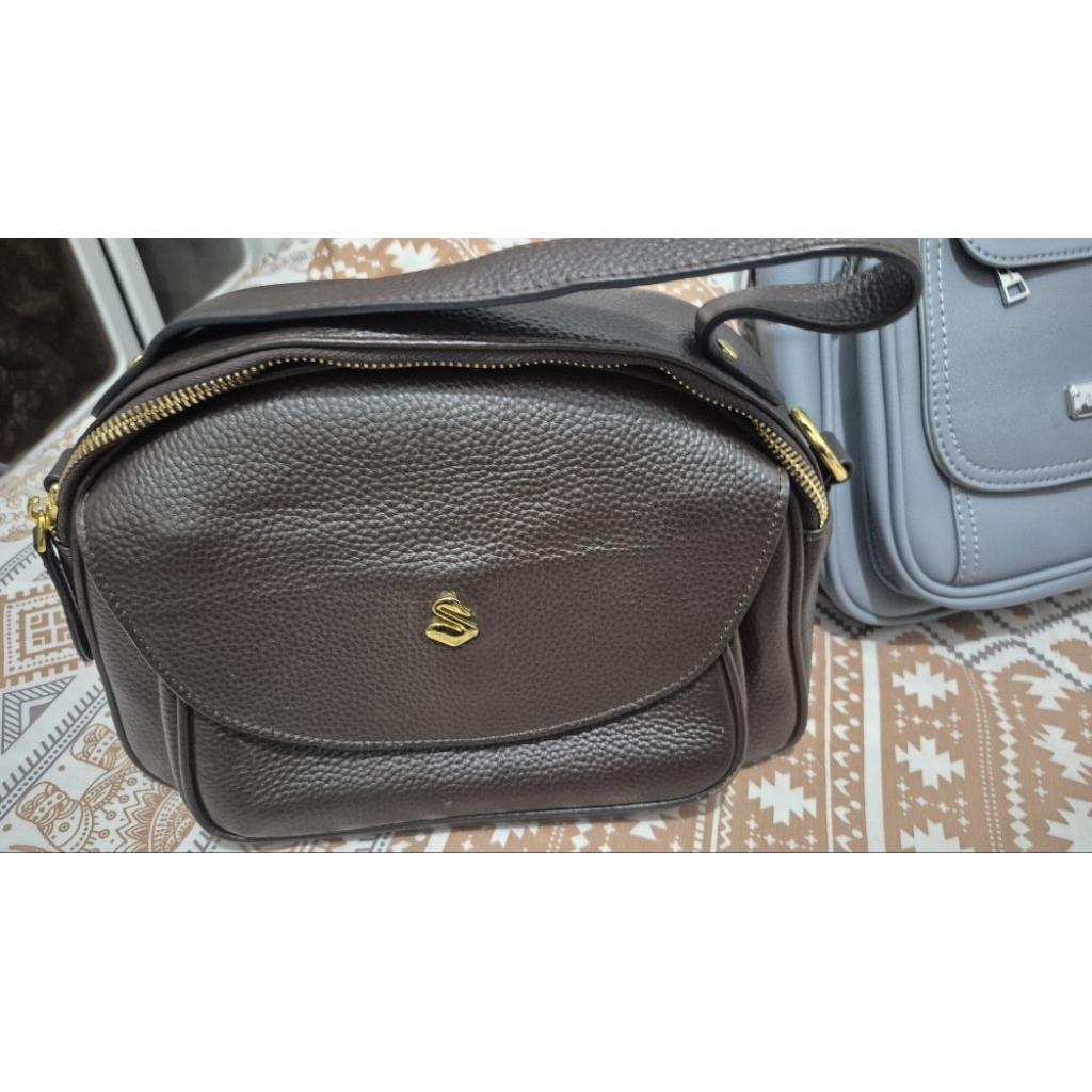 tas kulit savvy leather preloved coffe