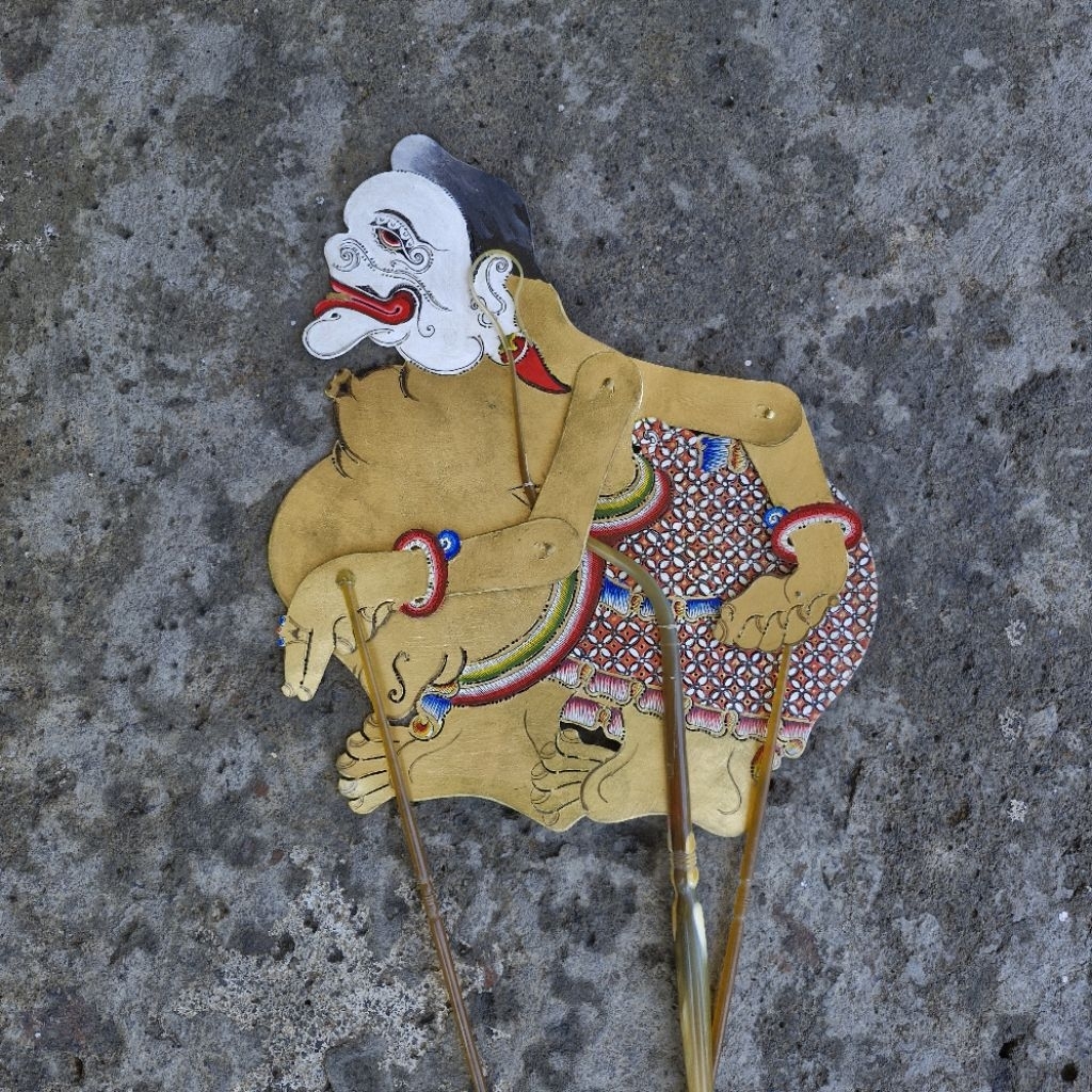 Wayang Kulit Semar Kualitas Halus Ukuran Standar Pedalangan