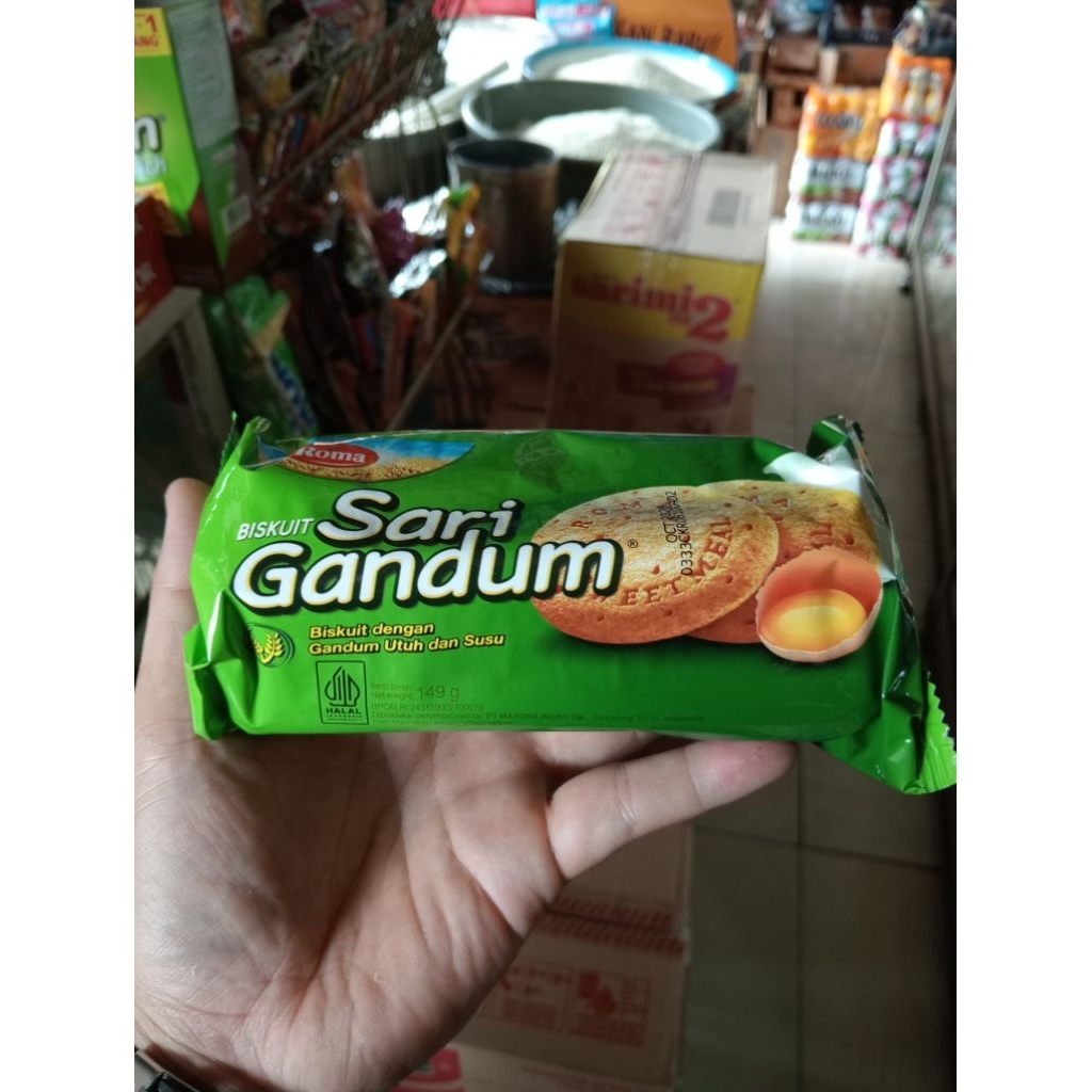 Biskuit Sari Gandum Roll Original – Renyah Gurih