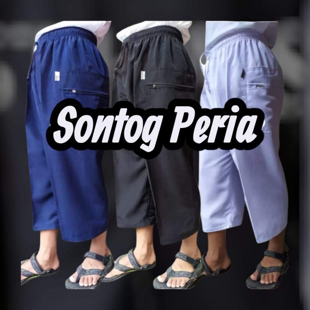 Celana Sirwal sontok 3/4 Pria dewasa bahan berkualitas