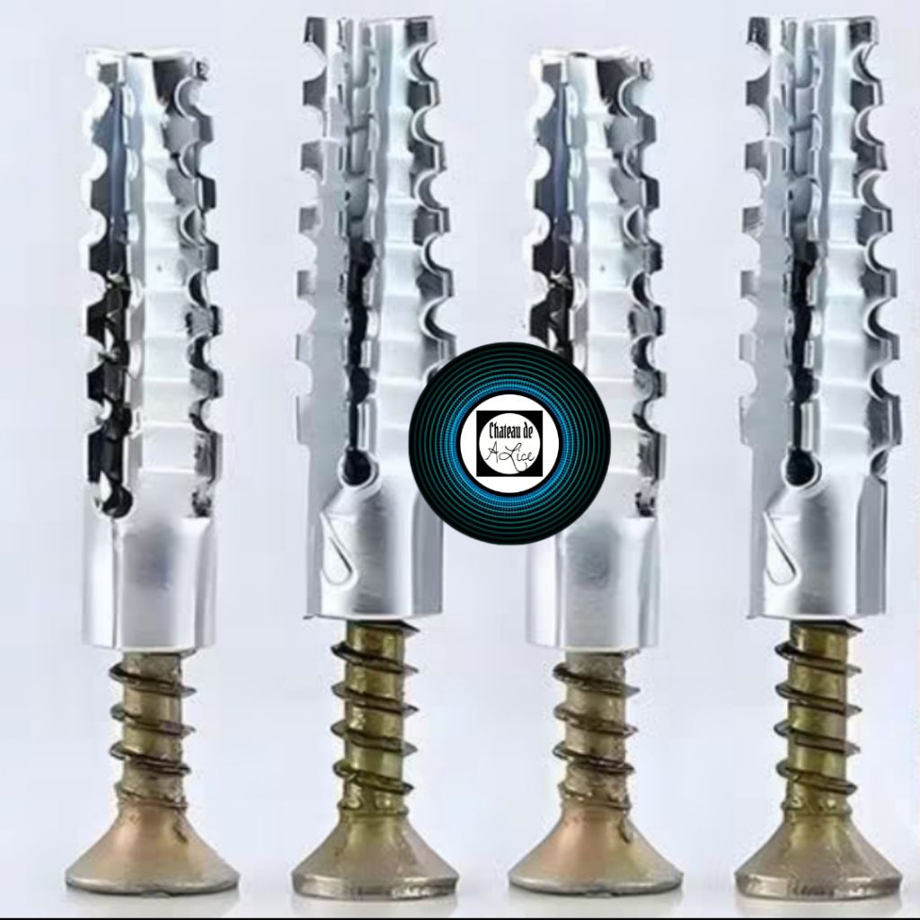 BAUT TEMBOK BAUT BATA RINGAN HEBEL BAUT DINDING SKRUP+ANGKUR   M8 Angkur Baut Tembok Sekrup 100 Sekr