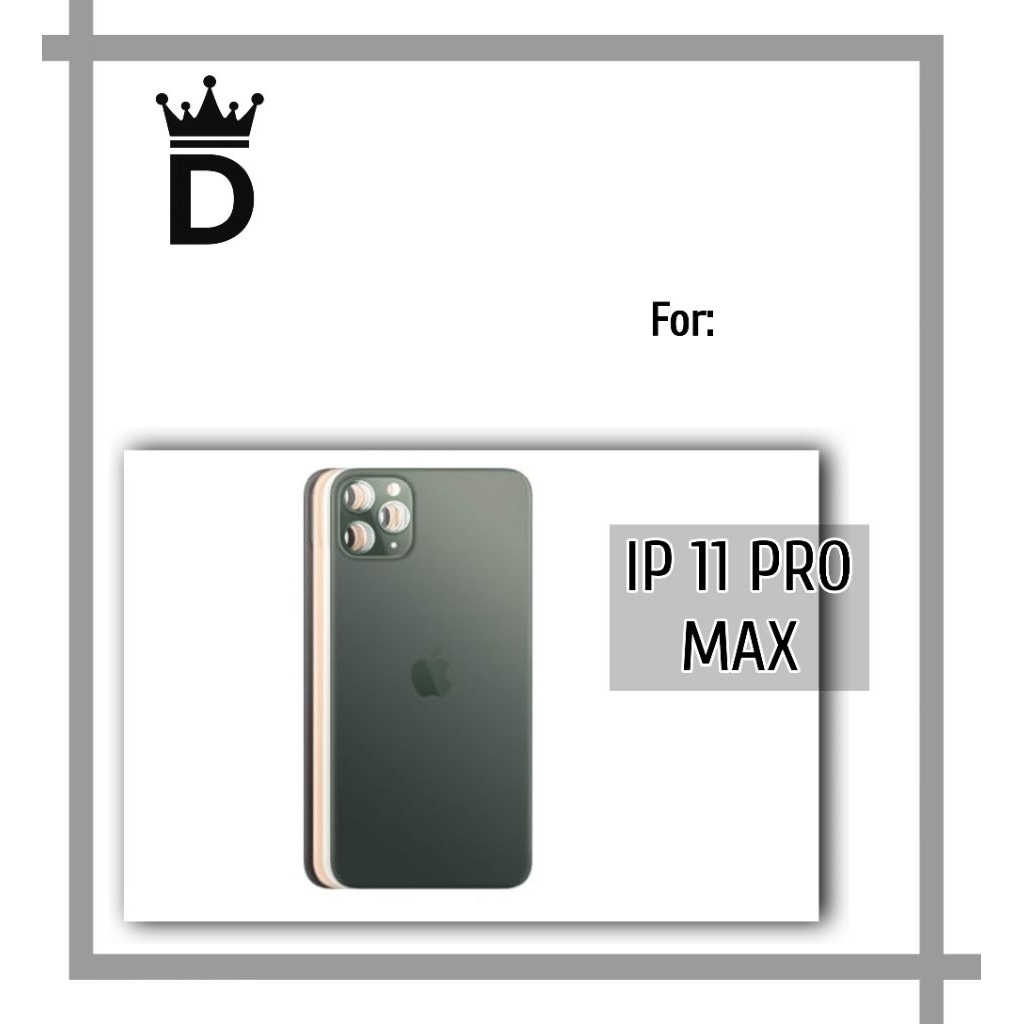 BACKDOOR BACKGLASS IPHONE 11 PRO MAX