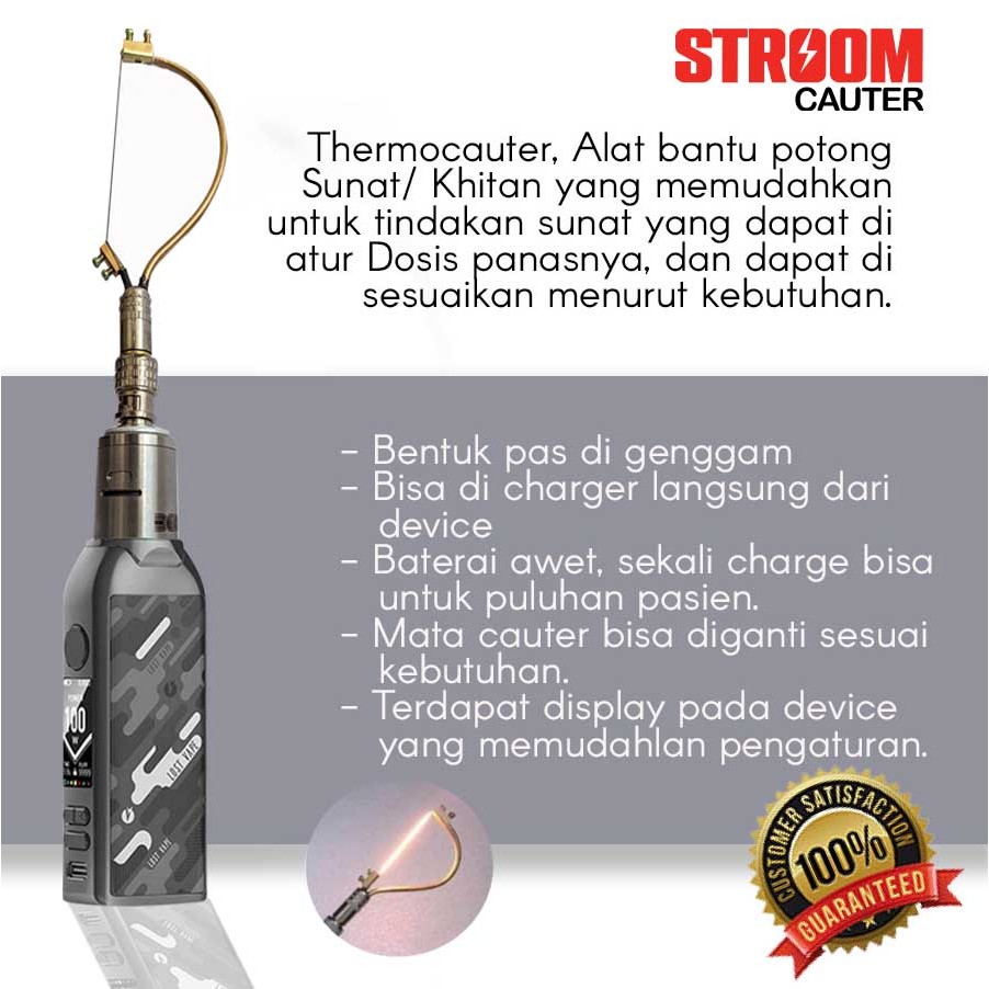 SUNAT LASER CAUTER ALAT KHITAN SUNAT CUTTER THERMOCUTTER PAKET PREMIUM