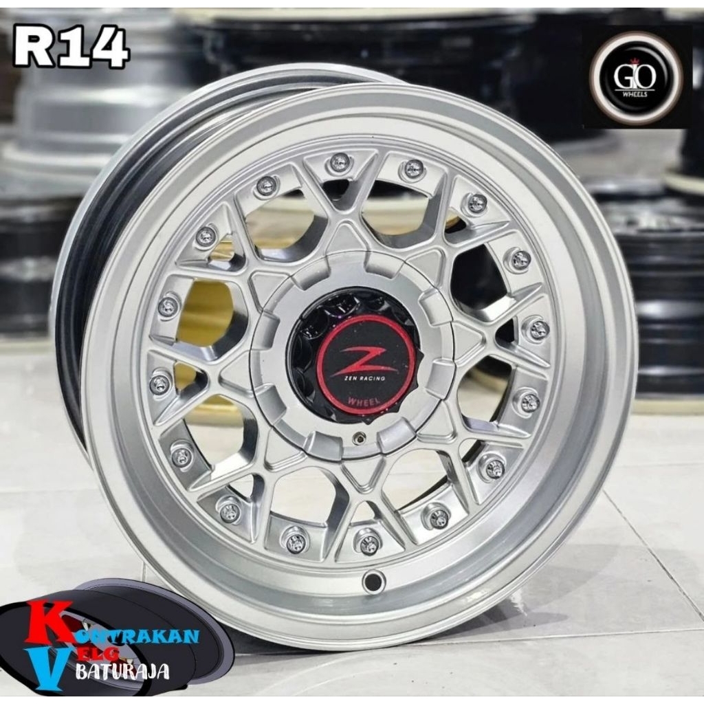 Velg Zen BBS R14 5x114 ( AGYA AYLA CALYA SIGRA JAZZ YARIS BRIO AVANZA XENIA DLL)