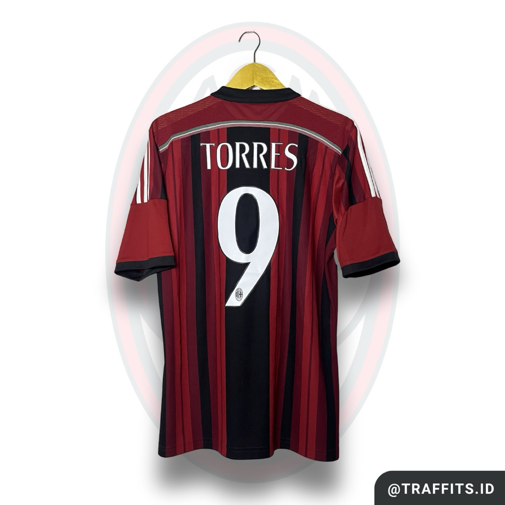 Jersey AC Milan Home 14/15 Fernando Torres Original Size M