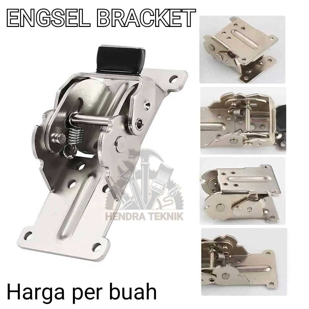 ENGSEL LIPAT CHROME SERBAGUNA ENGSEL KUNCI KAKI MEJA CROM SIKU RAK LIPAT