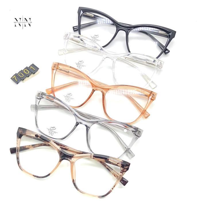 frame cat eye kotak wanita 7001